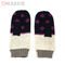 25*22cm Plain Dyed Winter Knit Beanie Hats Scarves And Gloves