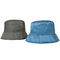 Fabric Reversible Outdoor Fishing Bucket Hat 6cm Long Brim UPF50+ Hiking Caps