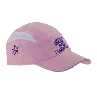 Beautiful Pink Women'S Workout Hats Custom Embroidered Running Hats SEDEX Certified