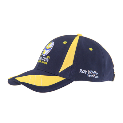 Ottoman Polyester Sublimation Racing Baseball Caps With Flat Embroidery Logo