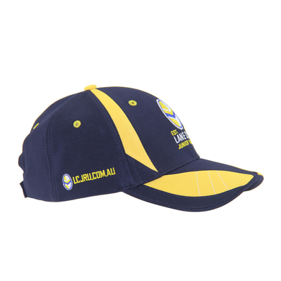 Ottoman Polyester Sublimation Racing Baseball Caps With Flat Embroidery Logo