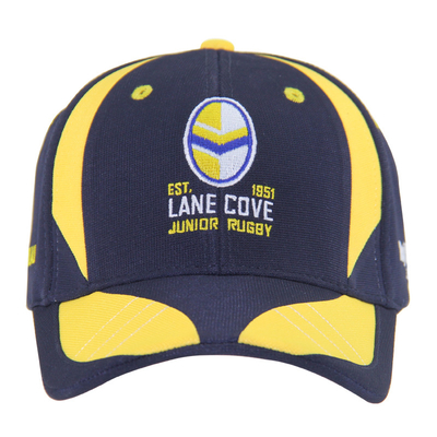 Ottoman Polyester Sublimation Racing Baseball Caps With Flat Embroidery Logo