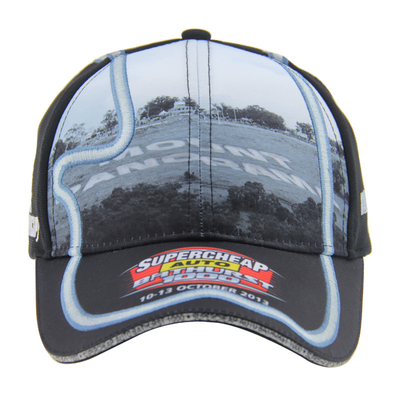 Eco Friendly Adjustable Baseball Caps Custom Racing Hat With 3D Embroidered
