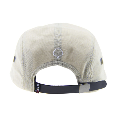 Customized Printing Corduroy Snapback Hat With Flat Peak And Leather Strap