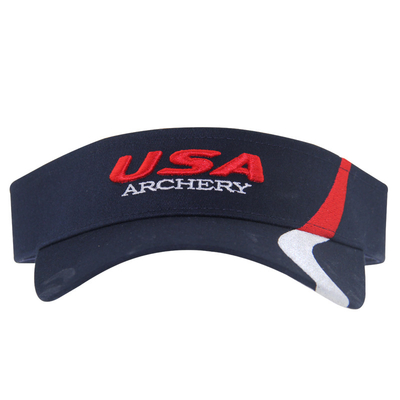Unisex Woven 100% Cotton Sun Visors Customized Embroidered Sun Visor