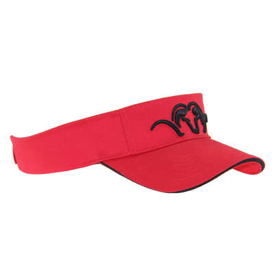 Adult Cotton Mens Beach Visor 3D Ebmroidery Ladies Golf Sun Hats  Customizable