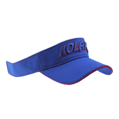 Adult Polymesh Sun Visor Women'S Hats Custom Puff Embroidery Logo