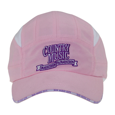 Beautiful Pink Women'S Workout Hats Custom Embroidered Running Hats SEDEX Certified