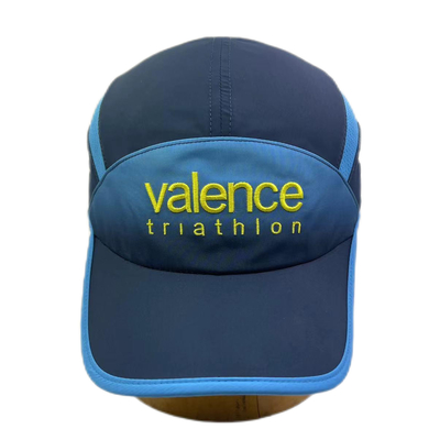 Comfortable Custom Sports Caps Precurved Bill With Binding Trim
