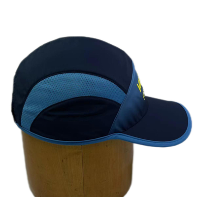 Comfortable Custom Sports Caps Precurved Bill With Binding Trim