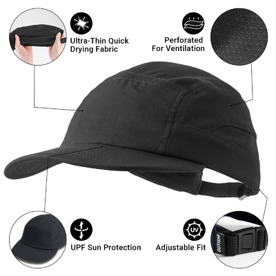 Premium Custom Running Hats Men Or Women Soft Peak Sports Baseball Caps