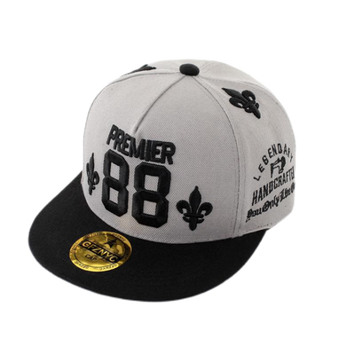 Durable Wool 5 Panel Snapback Hat 3D Embroidery Baseball Cap Customizable