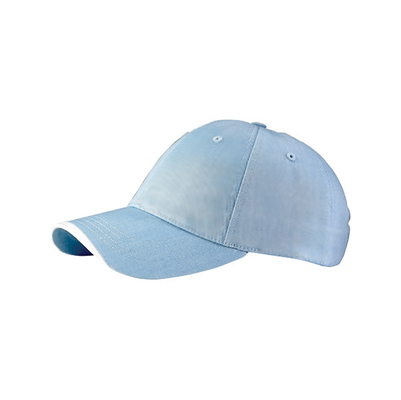 6 Panel Cotton Constructed Baseball Caps Low Profile Adjustable For Men Women
