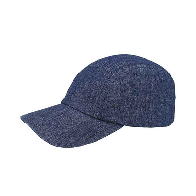 5 Panel Denim Constructed Baseball Caps, Low Profile Adjustable Men And Women Caps