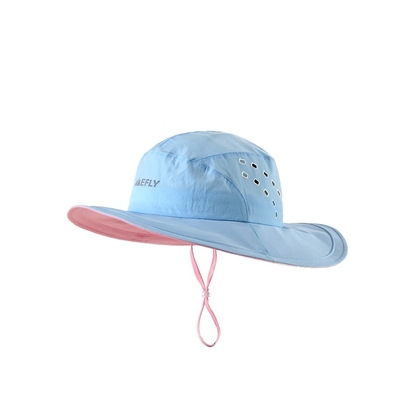 Breathable Wide Brimm Outdoor Fisherman Bucket Hats Reflective Printing