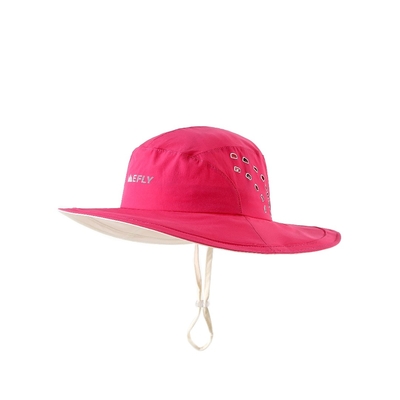 Breathable Wide Brimm Outdoor Fisherman Bucket Hats Reflective Printing