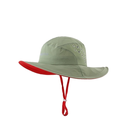 Breathable Wide Brimm Outdoor Fisherman Bucket Hats Reflective Printing