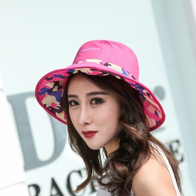 Fashionable Light Weight Women Bucket Hats Breathable Wider Brim