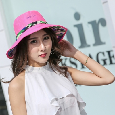 Fashionable Light Weight Women Bucket Hats Breathable Wider Brim