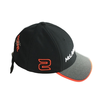 Multiple Color Racing Baseball Caps Six Panel Baseball Caps Durable