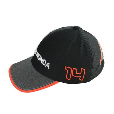 Multiple Color Racing Baseball Caps Six Panel Baseball Caps Durable