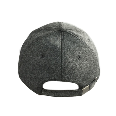 Reflective Printing Racing Baseball Caps Multi Panels Wool Blend  Material