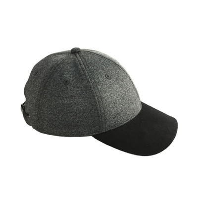 Reflective Printing Racing Baseball Caps Multi Panels Wool Blend  Material