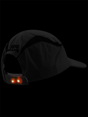 100% Polyester Microfibre Led Lighted Ball Caps For Night Running