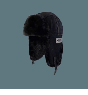 Windproof Ladies Fur Trapper Hats Cold Weather Trapper Hat Adult Size
