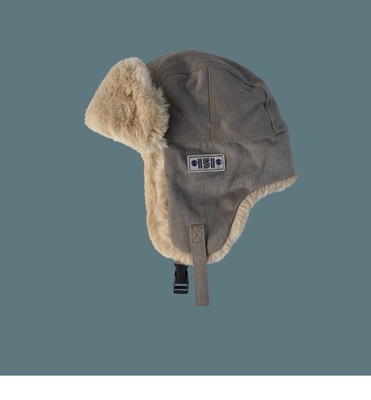 Windproof Ladies Fur Trapper Hats Cold Weather Trapper Hat Adult Size