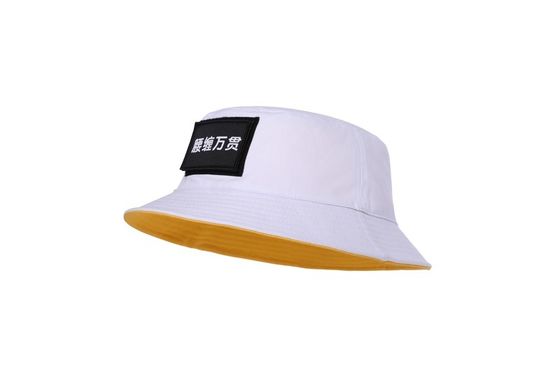 ODM 100% CottonUnisex Fisherman Bucket Hat With Personal Logo Patch Bucket Hat