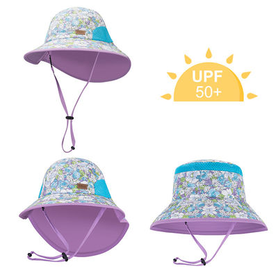 Summer Breathable Mesh Bucket Hat UPF 50+ Childrens Sunhats ODM