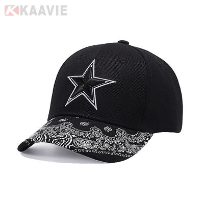 Unisex Flexfit Embroidery Baseball Caps UV Resistant ISO9001 Approved