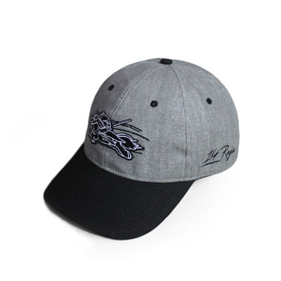 ODM Solid Color 56cm 58cm Embroidery Baseball Caps For Men Women