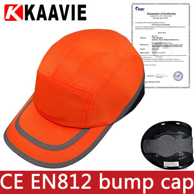 High Visibility Lightweight Safety Bump Cap 100% polyester CE EN812