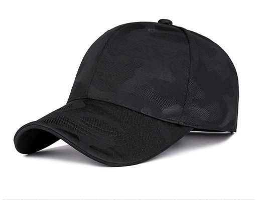 Custom Logo Embroidery Black Camo Baseball Cap 56CM camouflage caps