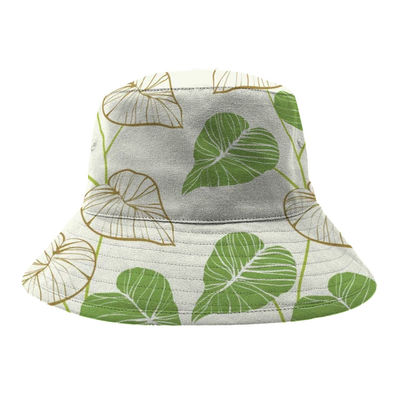 Printed Logo 55cm Outdoor Bucket Hats 100% Polyester For Kids