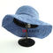 Custom Raffia Women Straw Sun Hats Sun Shade Pantone Color OEM ODM
