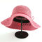Custom Raffia Women Straw Sun Hats Sun Shade Pantone Color OEM ODM