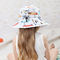 UPF Lightweight Breathable Bucket Hat UV Protection For Kids Children