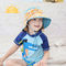 Upf 30+ Sun Protection Childrens Bucket Hats Eco Friendly Dyed
