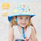OEM ODM Summer Floral Beach Outdoor Bucket Hats With Neck Flap