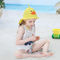 Lightweight Girl Boy Childrens Sun Hats UPF 50+ UV Proof  Long Flap 43cm Quick Dry