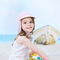 ODM Neck Cover Babys Summer Hat Cotton 43cm 55cm Ear Flap Hats