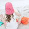 Neck Cover 46cm Childrens Beach Hats Wide Brim UPF 50+ 100% Polyester