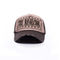 6 Panel Vintage Distressed Baseball Caps Embroidered 58cm 100% Cotton