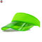 Transparent Sun Visor Caps Adjustable 56cm 58cm Fluorescent Color