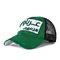 Woven Patch Logo Embroidery Baseball Caps Curved Brim 58cm Running Hats