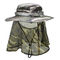 62cm UPF 50+ Outdoor UV Protection Unisex Bucket Hat With Neck Cover