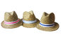 OEM Natural Grass Straw Sun Hats 56cm Womens Straw Lifeguard Hat